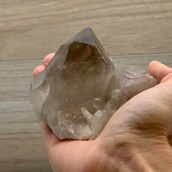 Natural Smoky Quartz, Unpolished, Rutilated Quartz - Picture 3 of 12